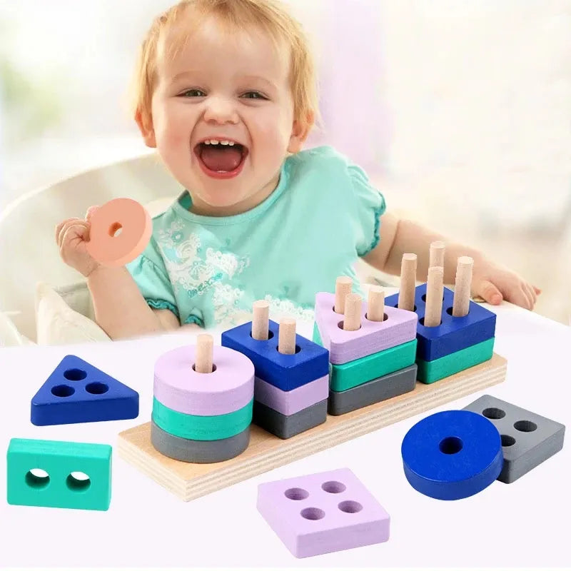 Brinquedos de Madeira Montessori