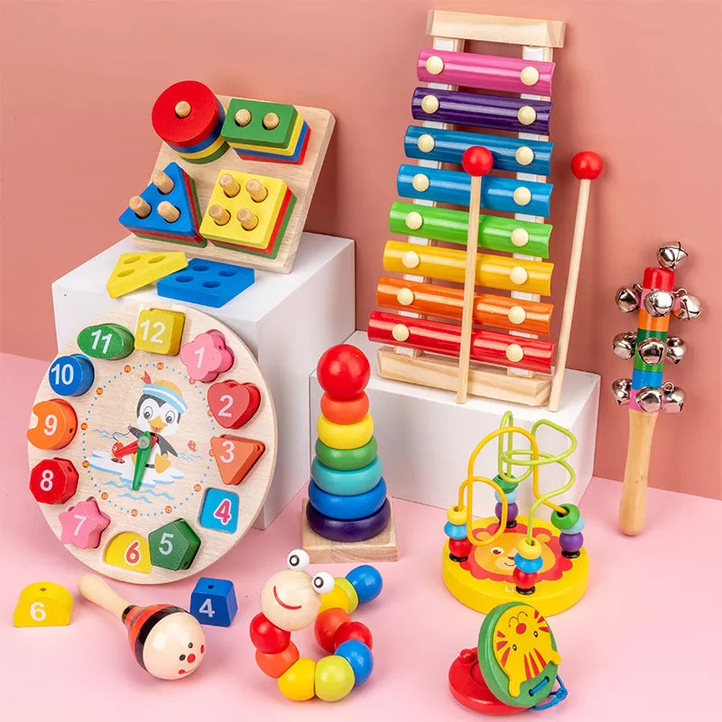 Brinquedos de Madeira Montessori