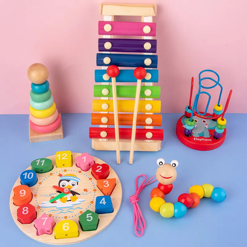 Brinquedos de Madeira Montessori