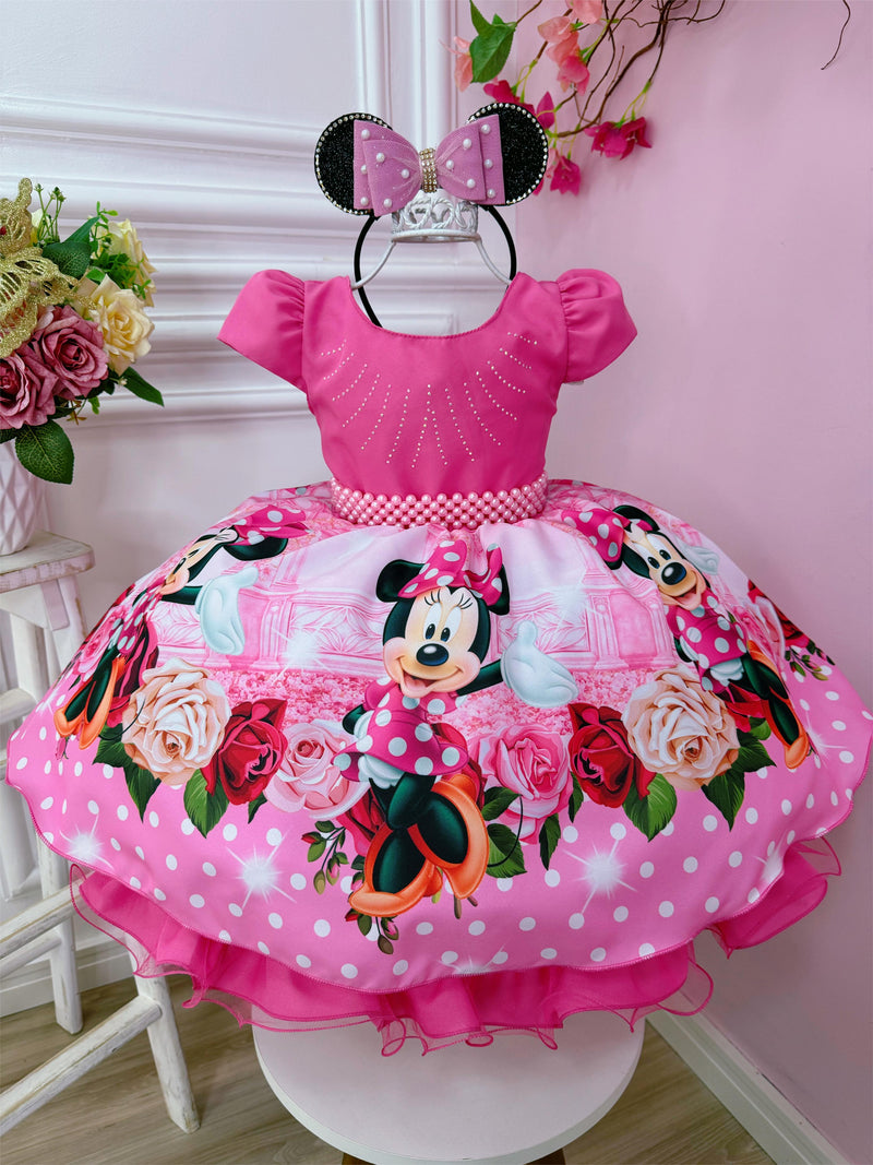 Vestido Minnie Rosa