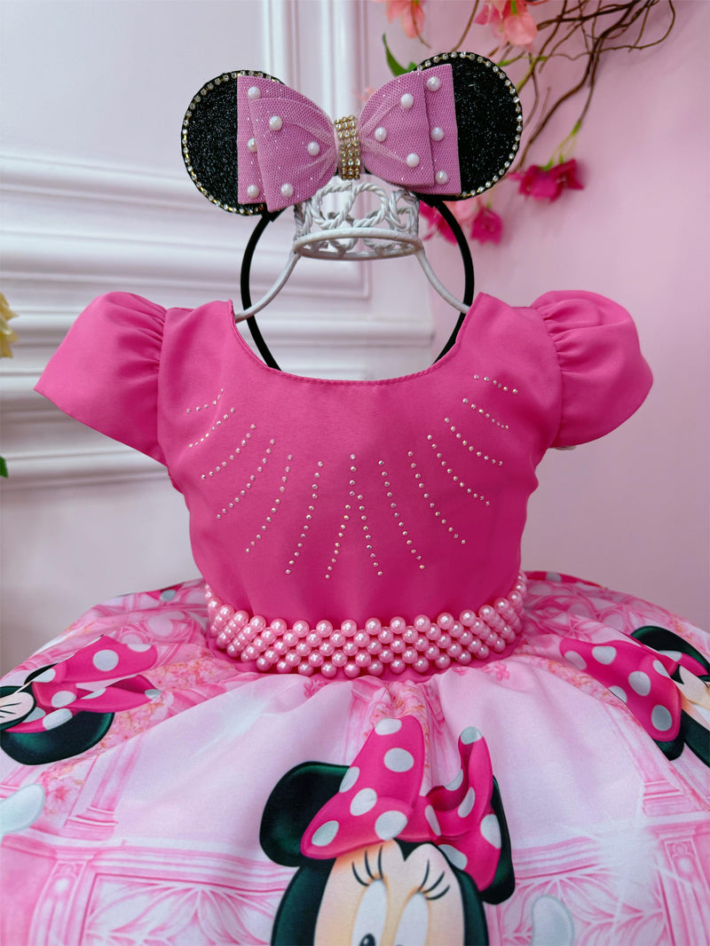Vestido Minnie Rosa