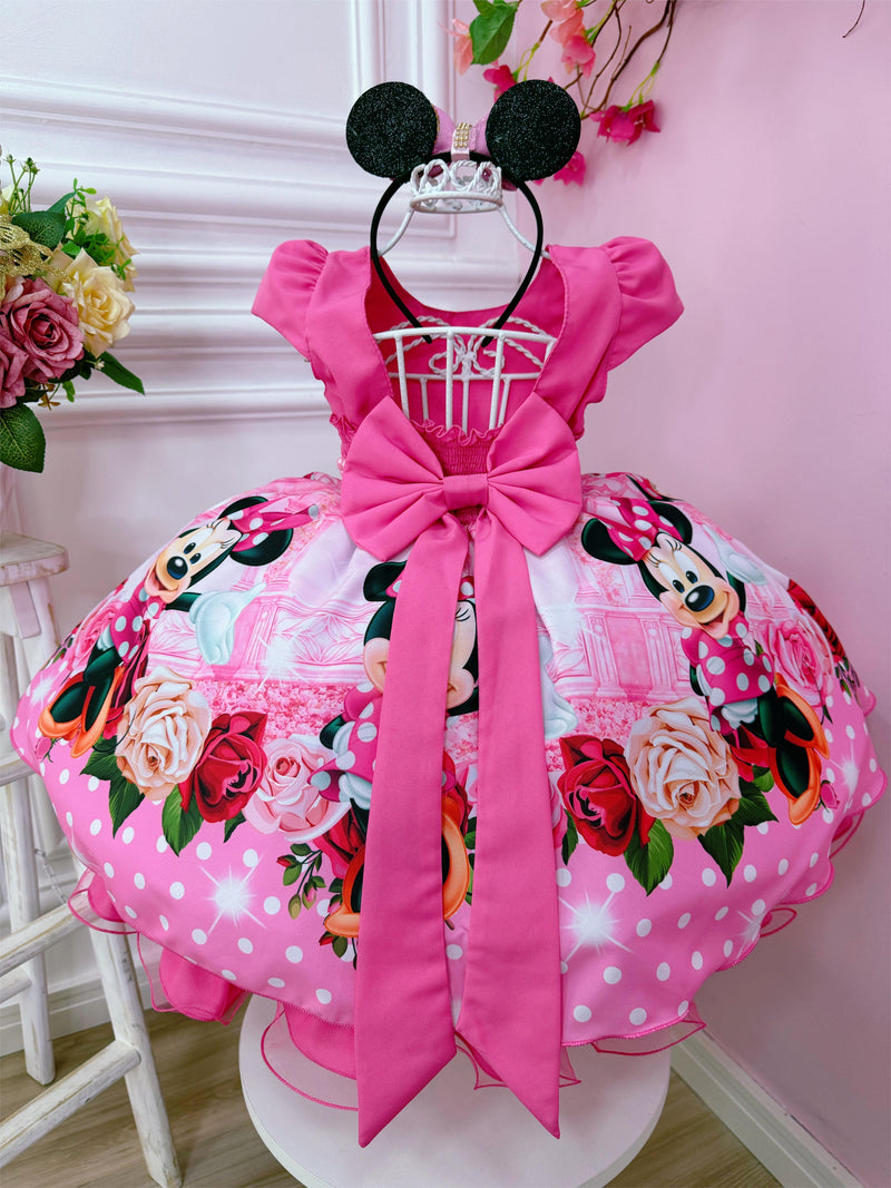 Vestido Minnie Rosa