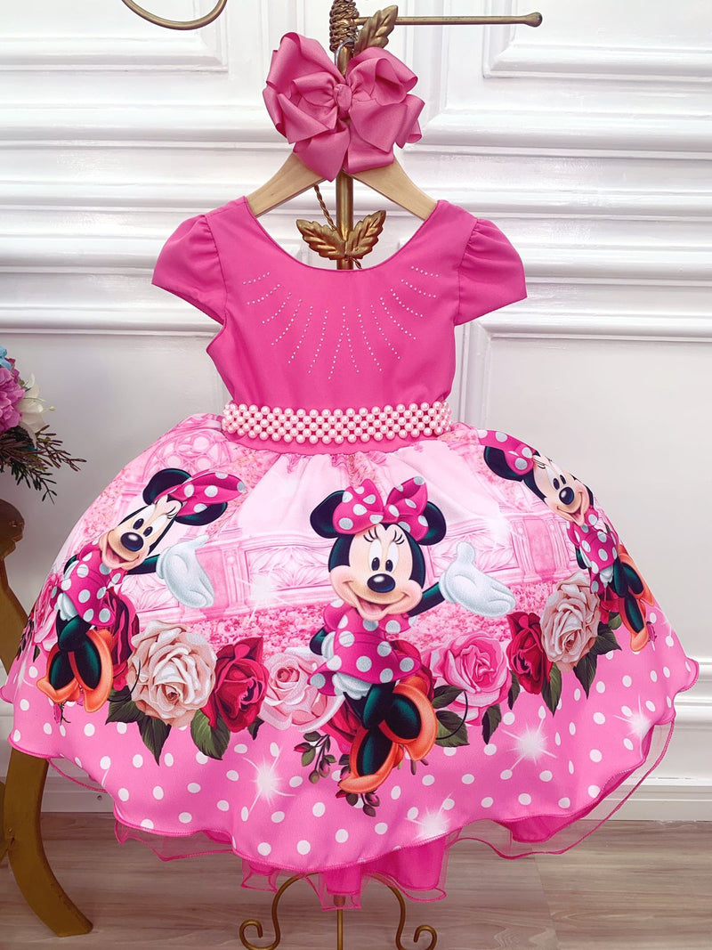 Vestido Minnie Rosa