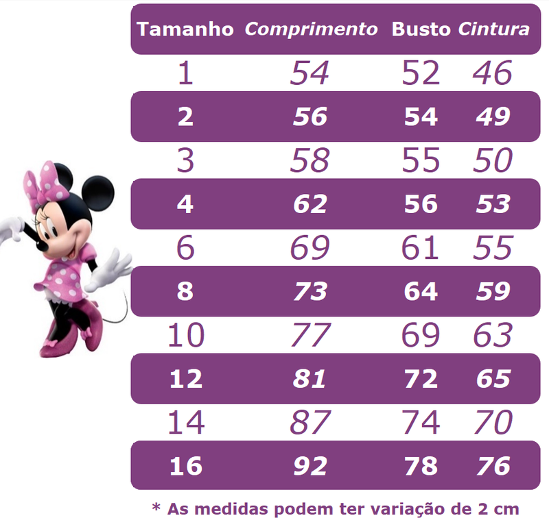 Vestido Minnie Rosa